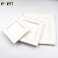 Anhui EVEN Biodegradable Disposable Compostable Sugarcane Bagasse Dinner Plate With Cheap Price